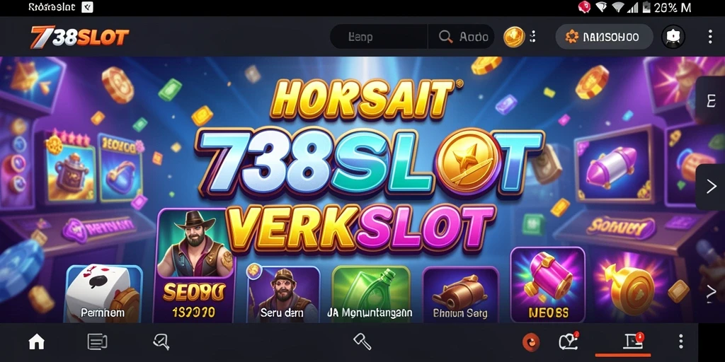 Screenshot gameplay 738SLOT menunjukkan keseruan bermain slot.