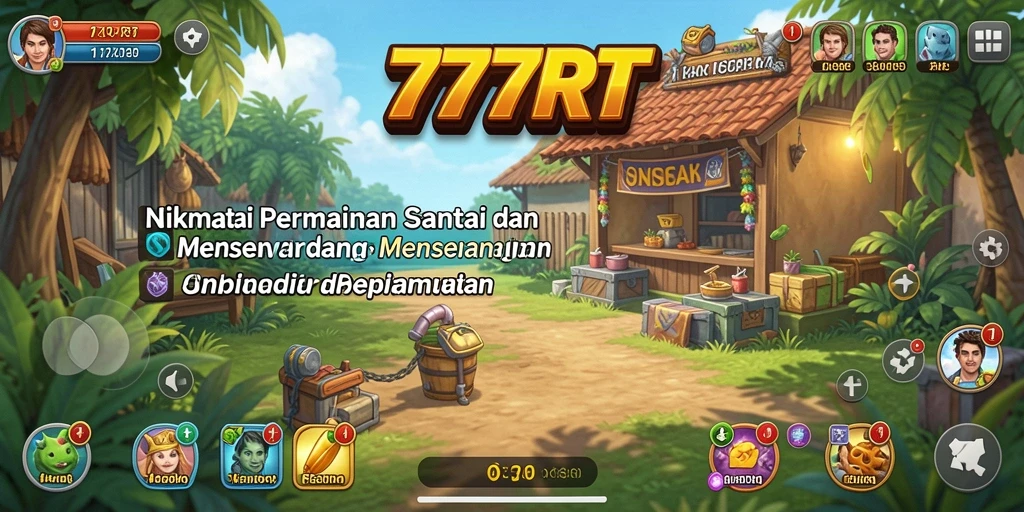 Tampilan gameplay seru dan penuh warna dalam 777RT.