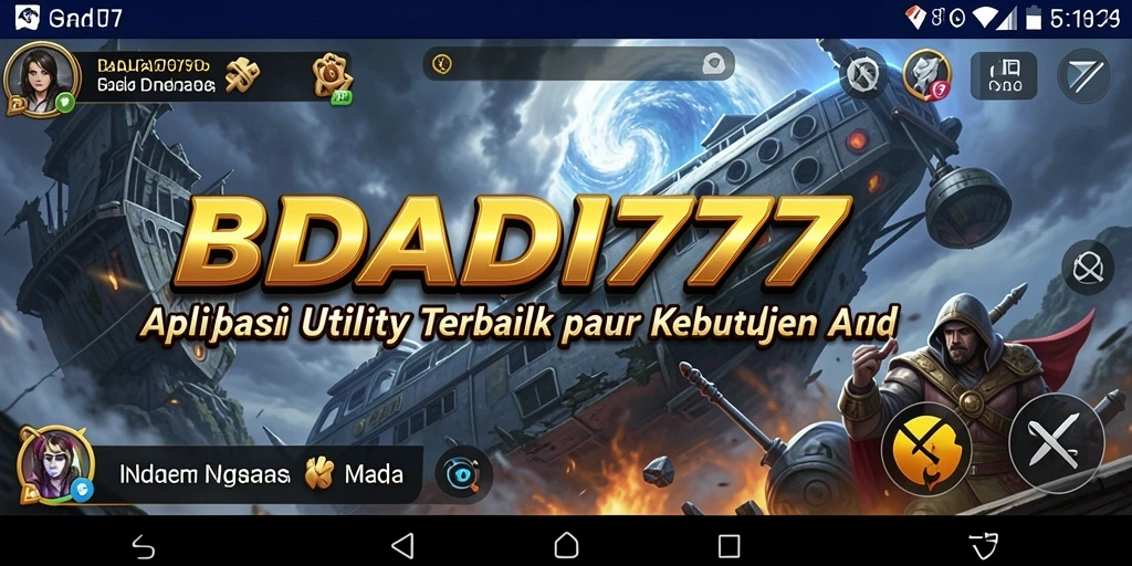 Tampilan screenshot utama BADAI777 menampilkan fitur pembersihan dan pengelolaan aplikasi.