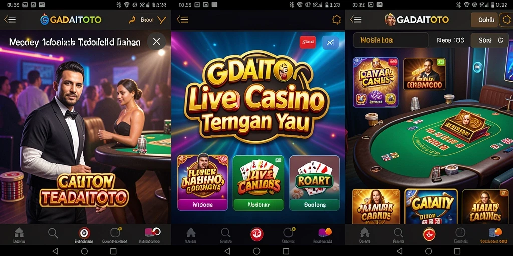 Tangkapan layar menarik dari gameplay Live Casino di GADAITOTO.