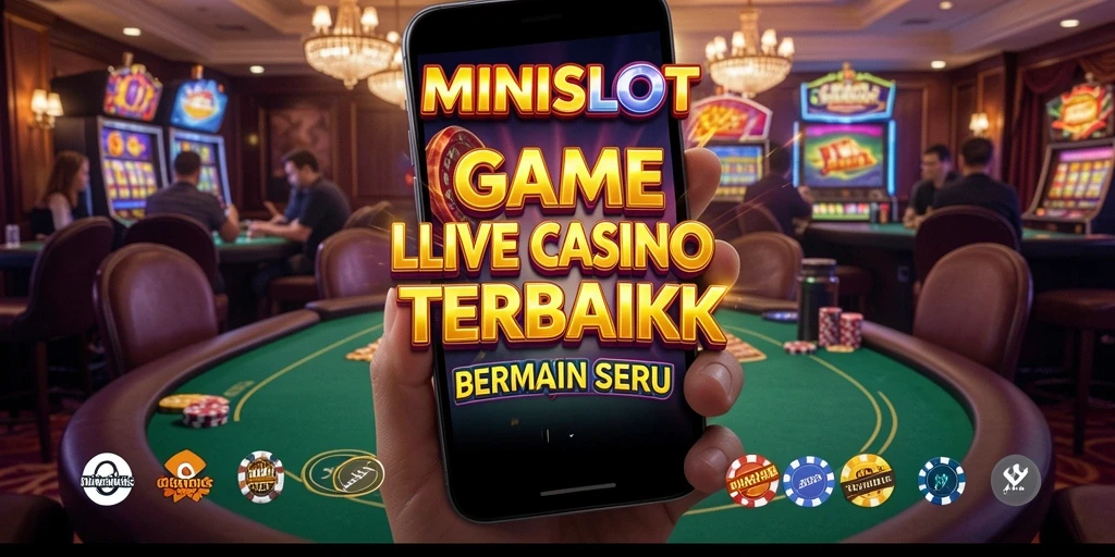 Gameplay seru MINISLOT dalam suasana Live Casino.