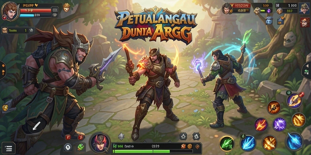 Tampilan gameplay mendebarkan di dunia RP62RP dengan pertarungan seru.