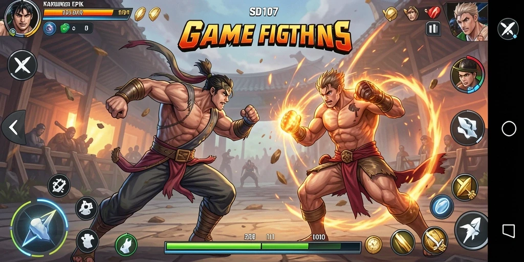 Tampilan menegangkan dalam pertarungan epic SD107.